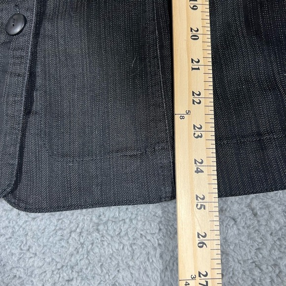 Koret Black Jean Jacket Women's Button Up 3/4 Sleeve Stretch Sz XL - Picture 9 of 10